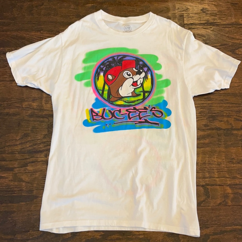 Buccees stay rad neon T-shirt
